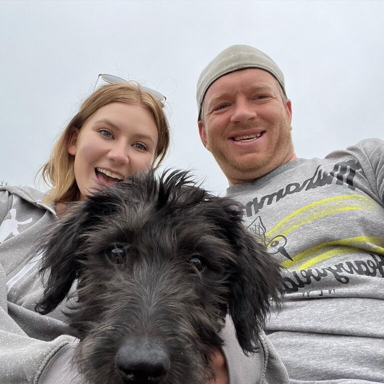 Jason and Megan add a member to their "Ruffles Household" with a Poodle-Border Collie mix named, Doodle! She quickly became the center of their universe with long hikes, and outdoor adventures.