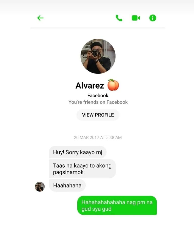 The day where it all started, at 5:48 AM. This story didn't happen overnight. I had to thirst trap and he was baited HAHAHAHAHA pero joke lang yon. Walang ganon.