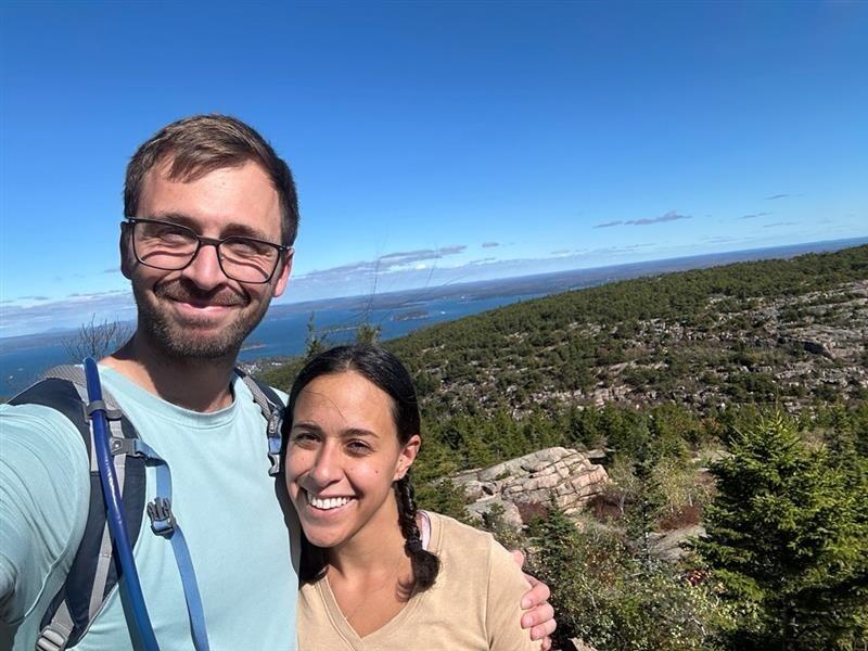 Our first trip to Acadia, Maine.  Taylor learned Trish doesn’t share his fear of heights.