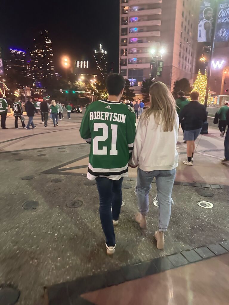 Dallas Stars hockey game! This was a "Kids night out" because it was me, Ryann, her brother, and my two brothers altogether. Photocreds to Joshua for taking this! - Adam