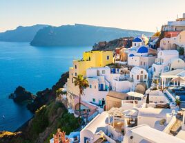 Beautiful view of Santorini