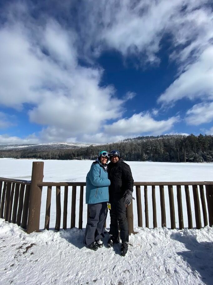Ski trip with friends to Snowshoe
