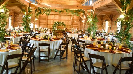 Table Number Wood Blocks - Northern Virginia Barn Wedding Venue