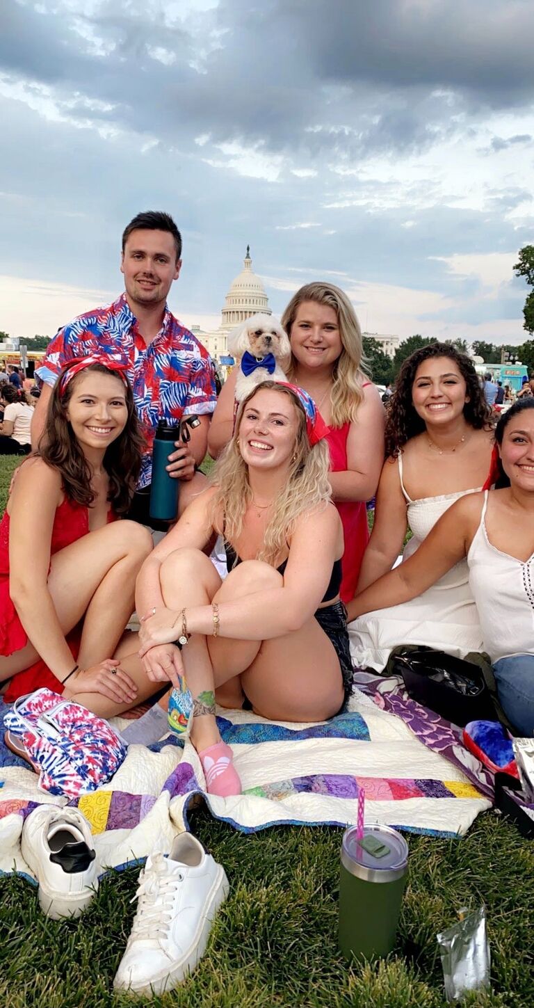 Our first July 4th on the National Mall together - Washington, DC