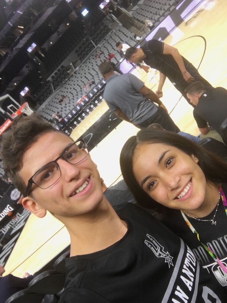 1st Spurs game together