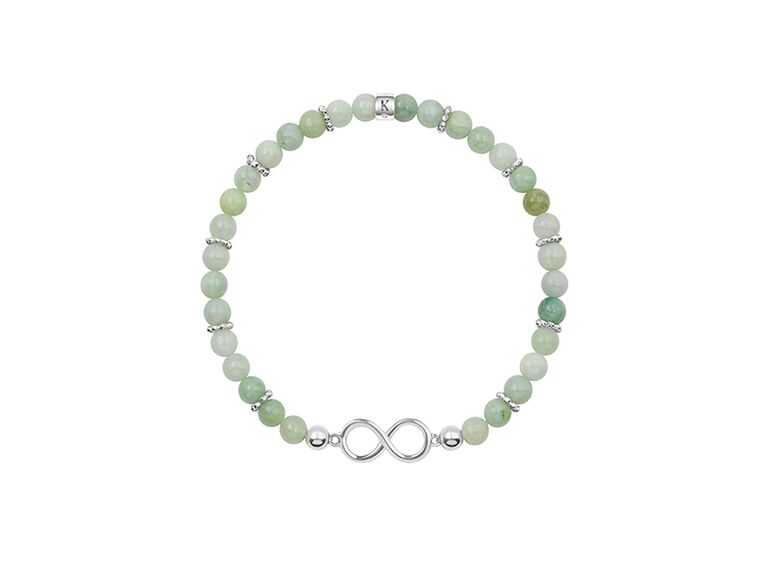 Jade stone bracelet 12 year anniversary gift