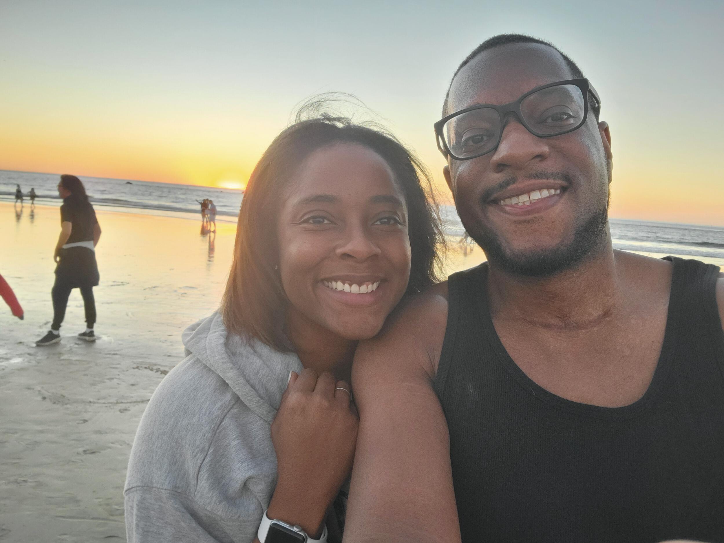 Sunset over the Pacific. We have officially seen both coasts of America together. We have been through highs and lows, coast to coast, and everywhere in between. Life has been a fun and mysterious ride together. We wouldn't have it any other way