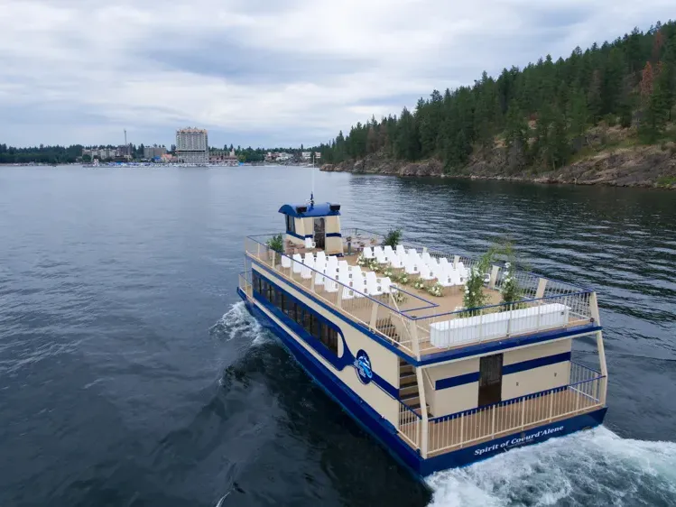Lake Coeur d'Alene Cruises small wedding venue in Coeur d'Alene, Idaho