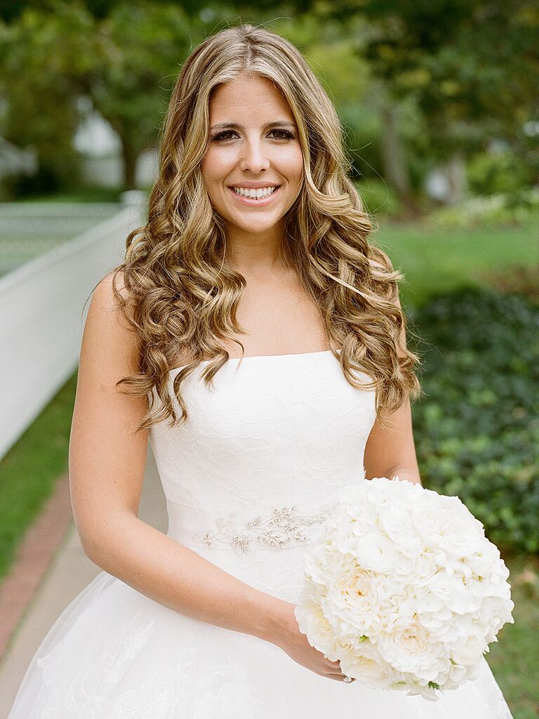 wedding hair curlsimage