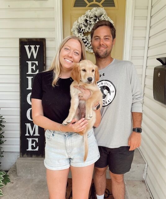 Bought our first home together! Then we brought Theo home in May of 2022.