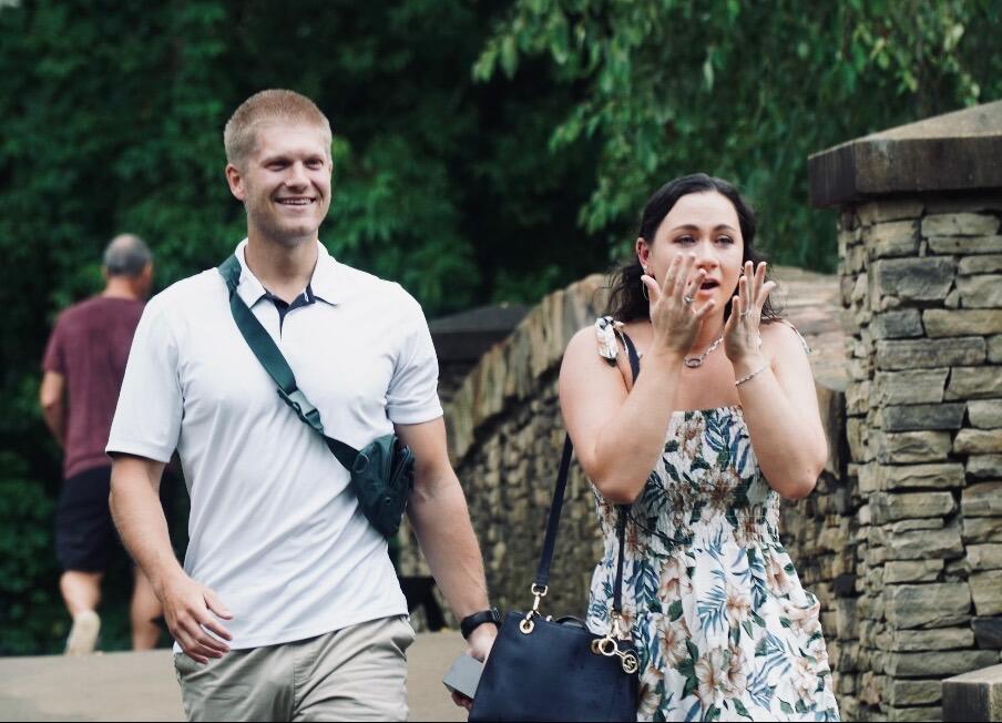 Amber cried because all of her family got to be there.