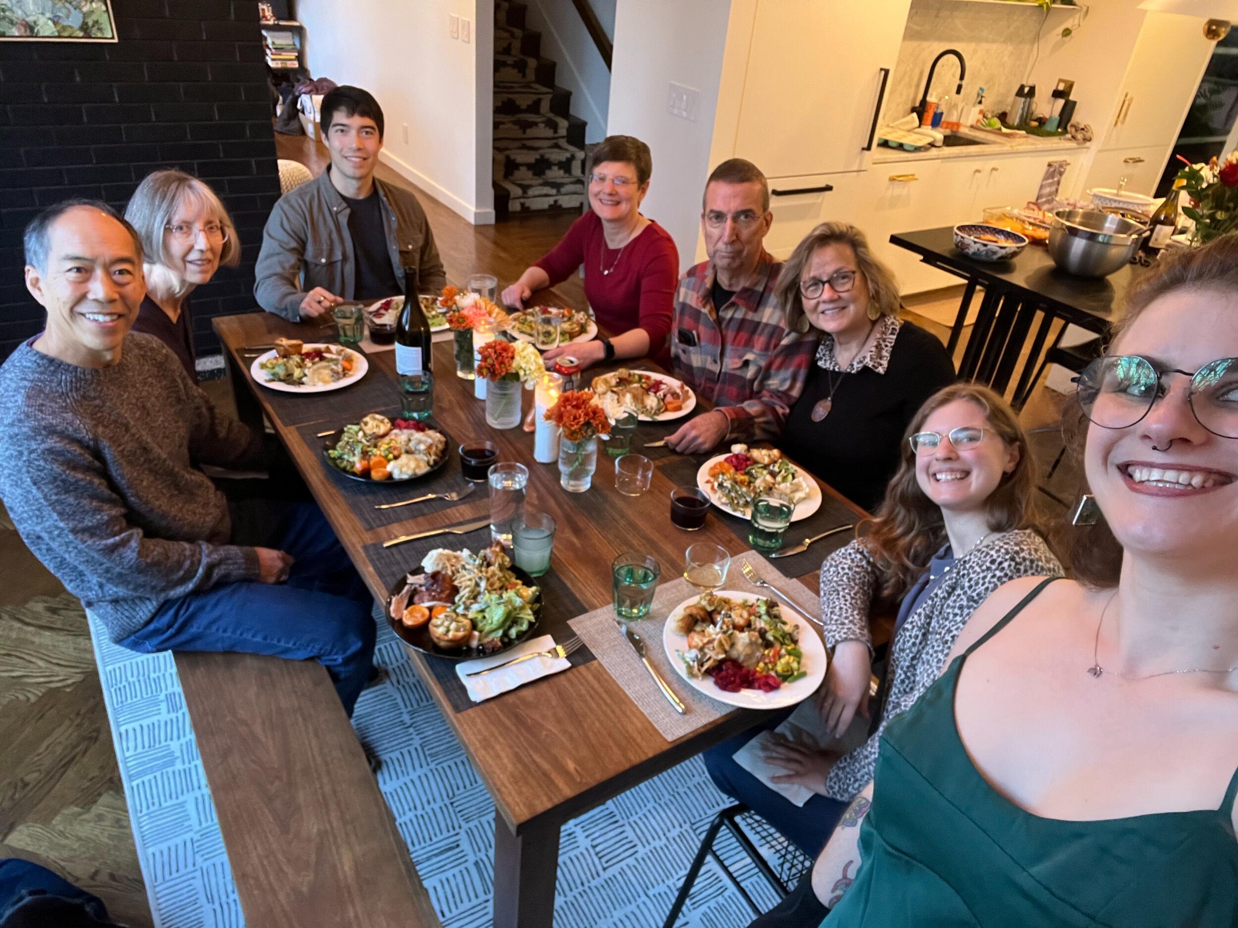 Thanksgiving with our families