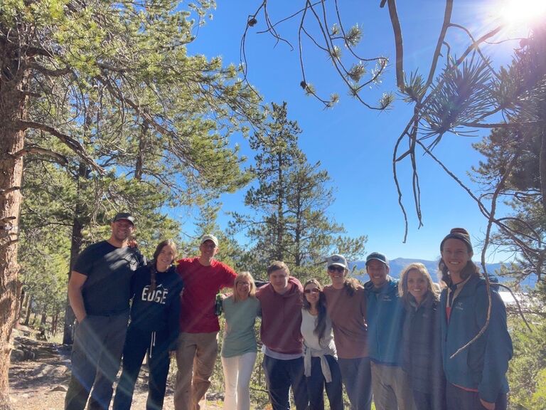 We love camping. We love being outside. We love our friends! 