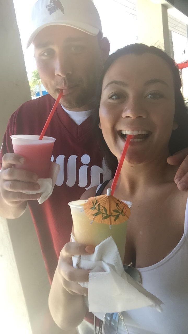 Our first vacation together in Belleair Beach, Florida.