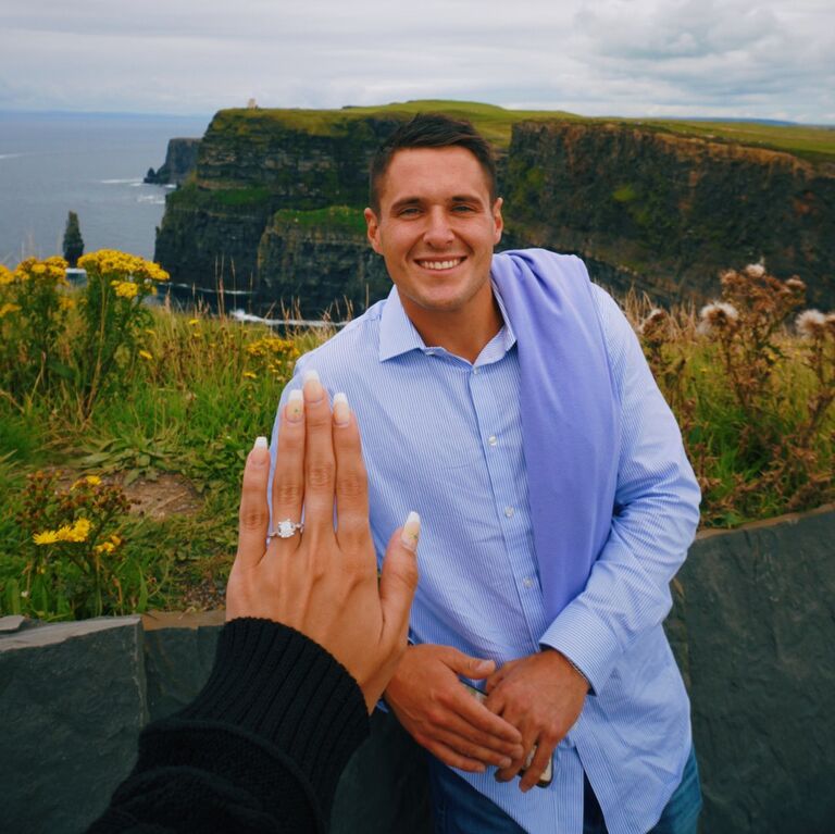 While they were in Ireland at the Cliffs of Moher, PJ asked Meaghan to marry him...she of course said yes!