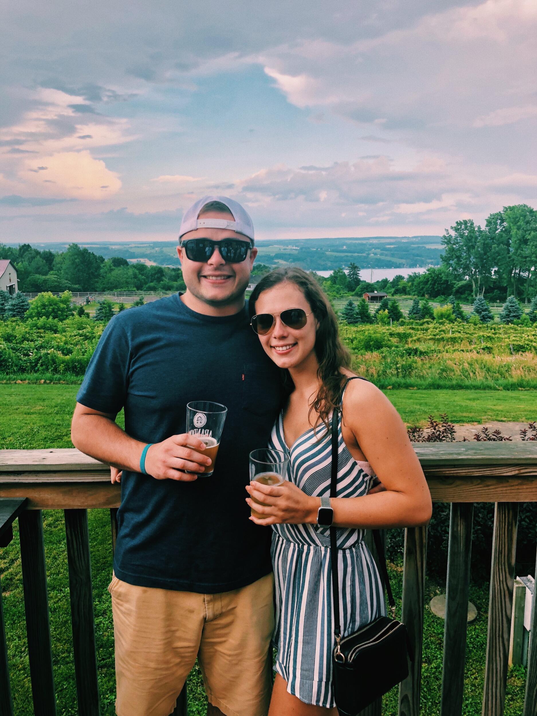 Joe's first trip to Keuka Lake!