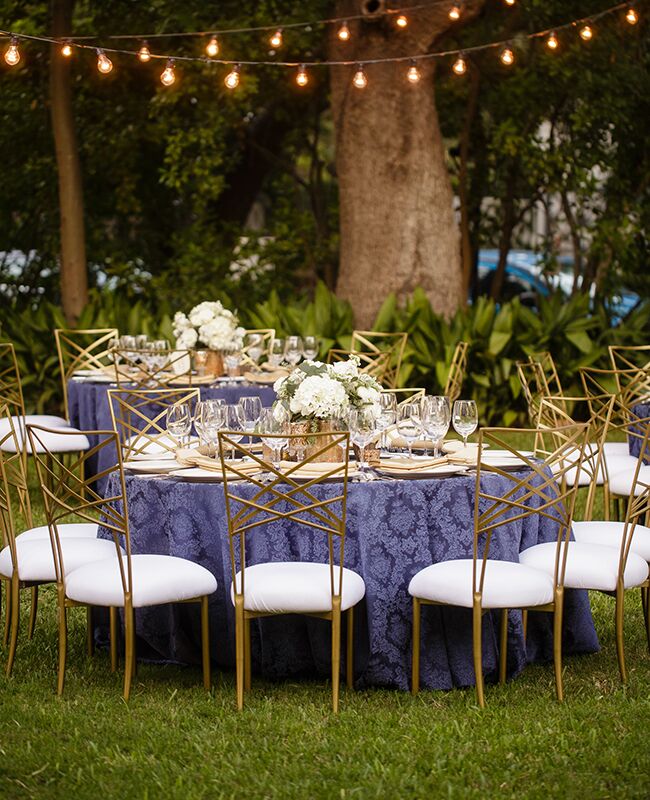 16 Ways To Dress Up Your Reception Tables With Pretty Patterns