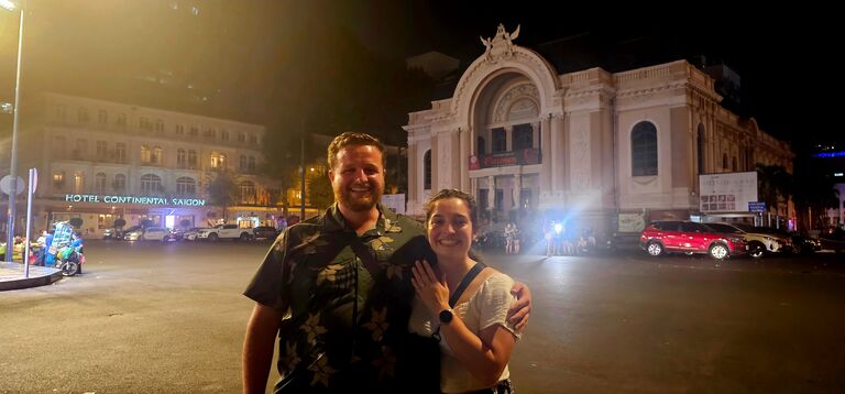 Jonny proposed to Alina while in Saigon!