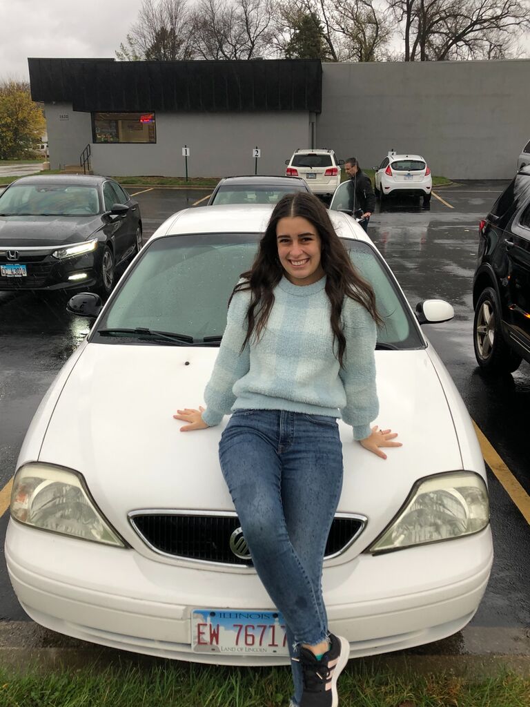 Grace says goodbye to the first love of her life. The good old 2002 Mercury Sable was a great car for her for nearly 8 years! 