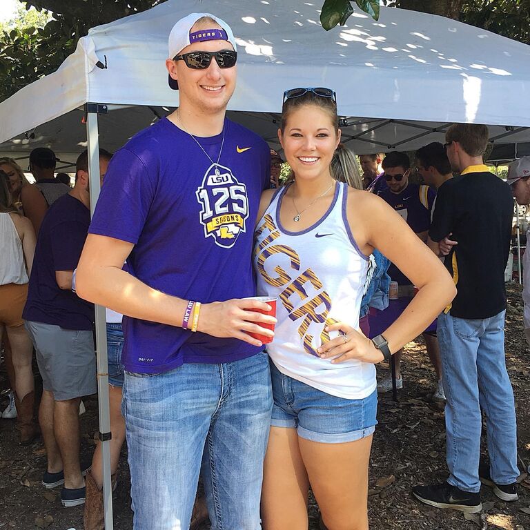 We cheered on LSU at almost every home game. GEAUX TIGERS!