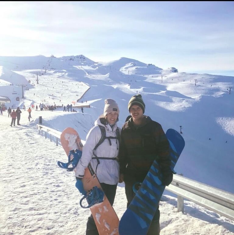One of our first overseas trips ( Chloβs 21st) π€