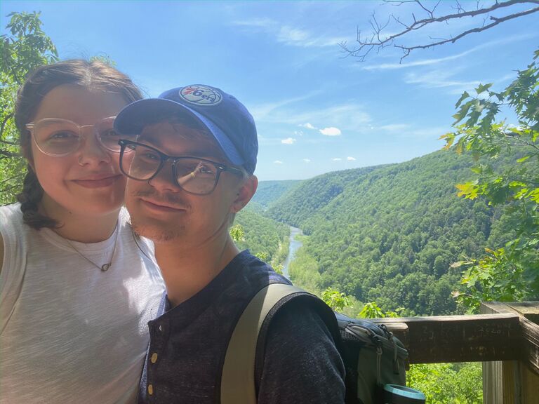 Gavin’s birthday hiking trip to the PA Grand Canyon.