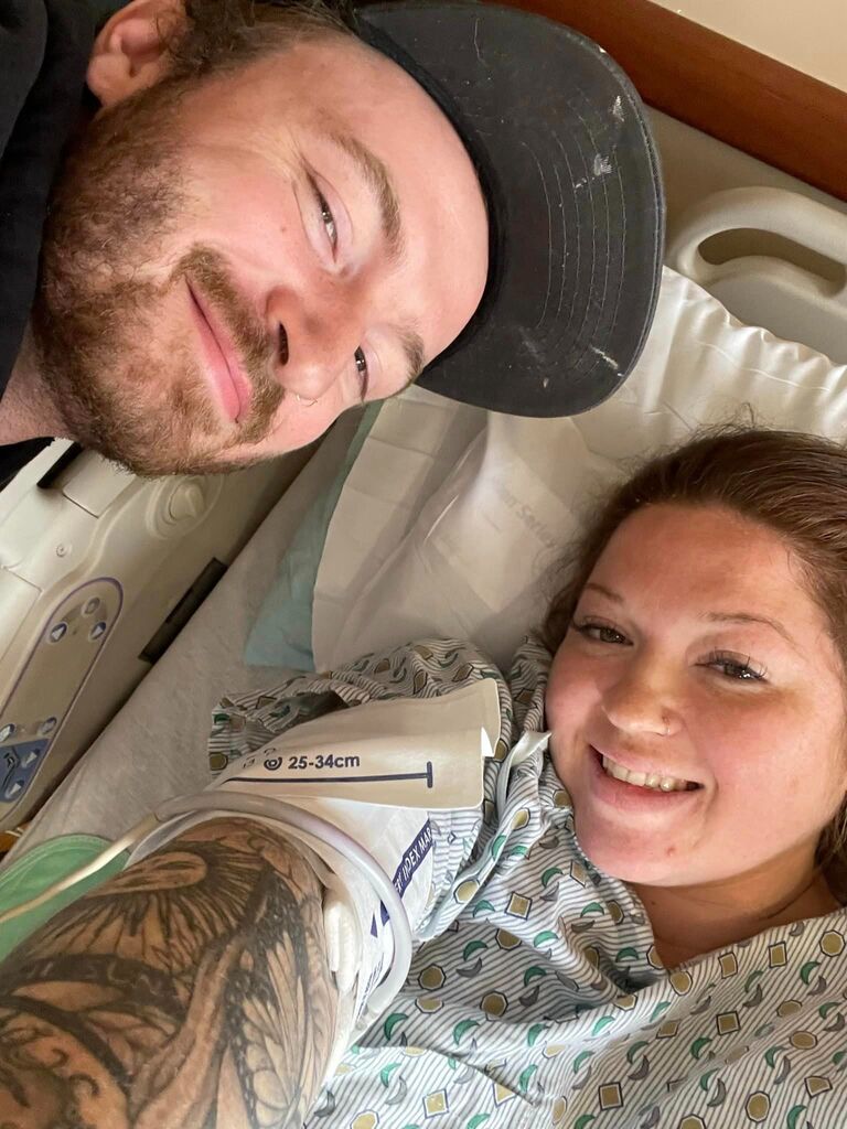 Our last picture before we became parents.