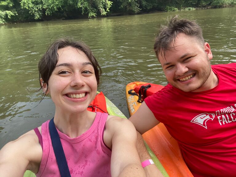 Kayaking date on the Duck River in Columbia, TN