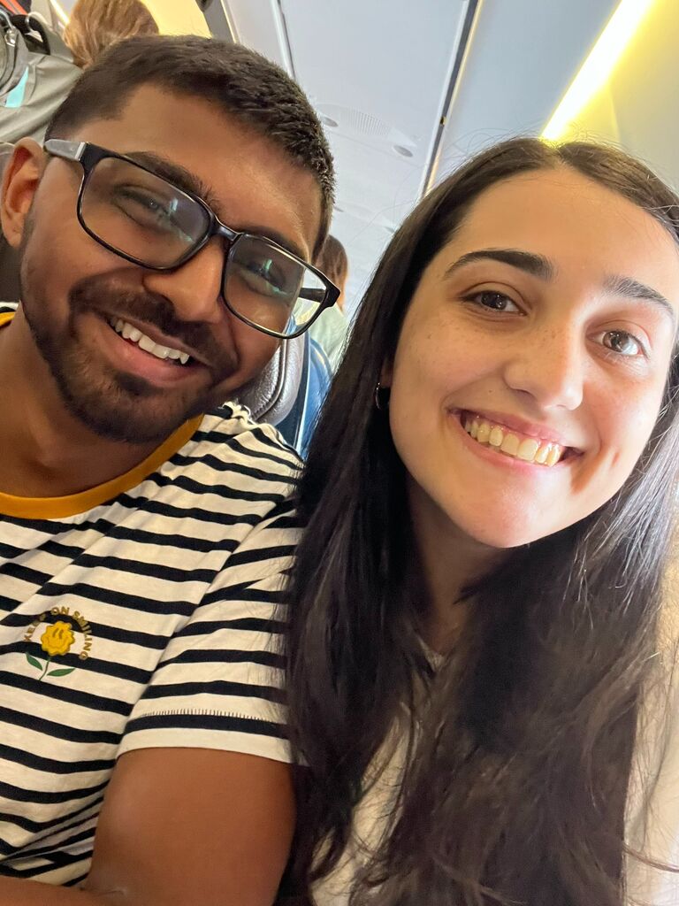Steven's First time traveling with Lilly's Family. On the flight to Hawaii. You take him on one vacation and he proposes