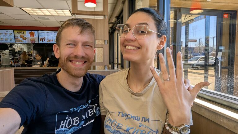 Did he propose at BK? 🫠🤣