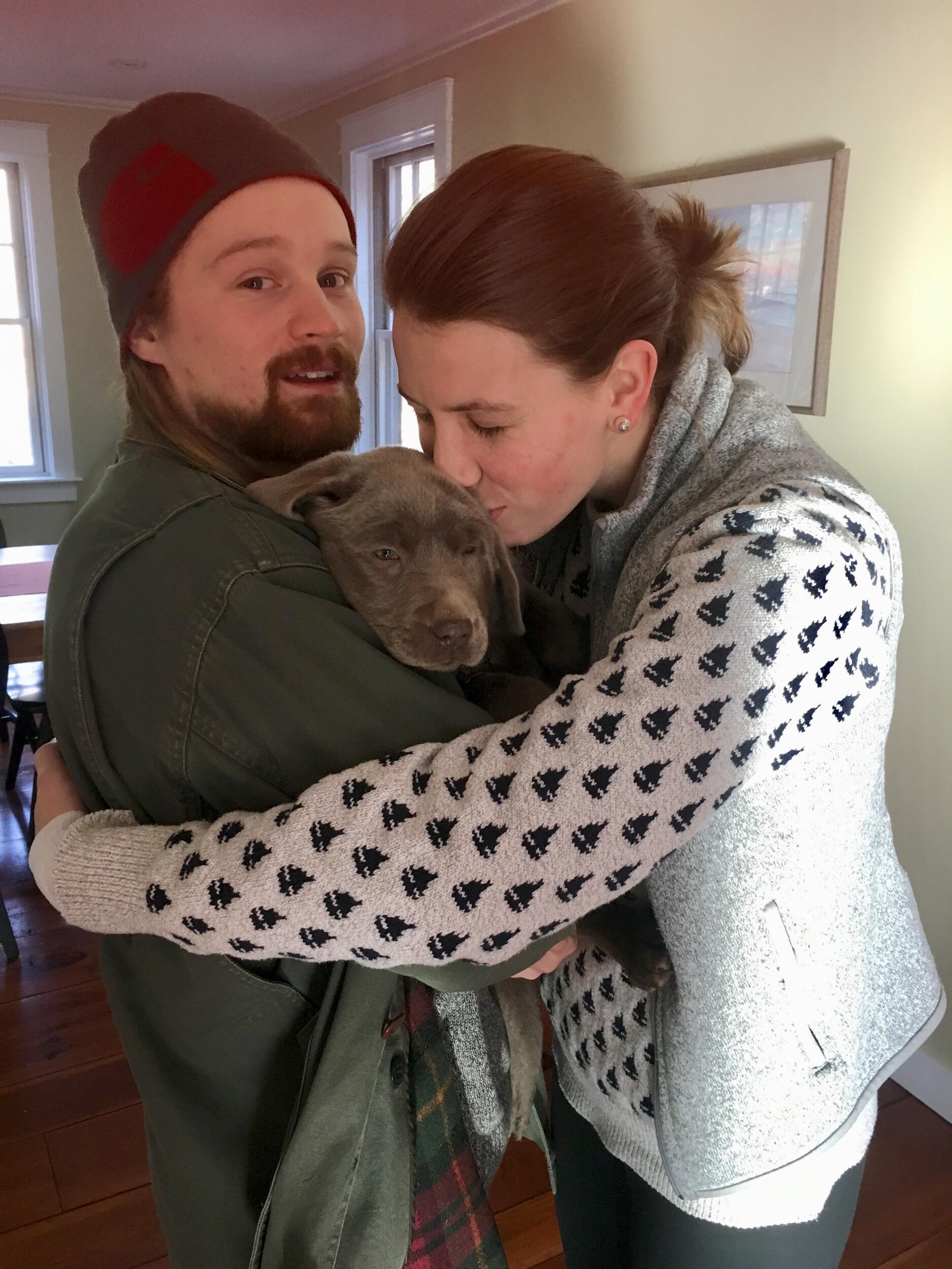 Then, the best day ever arrived: The arrival of Crosby McLellan to Cotuit!