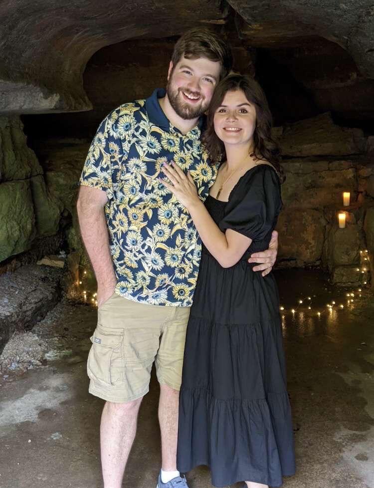 The day we got engaged! 