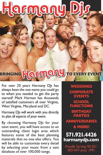 Harmany DJs - DJ - Culpeper, VA - Hero Main