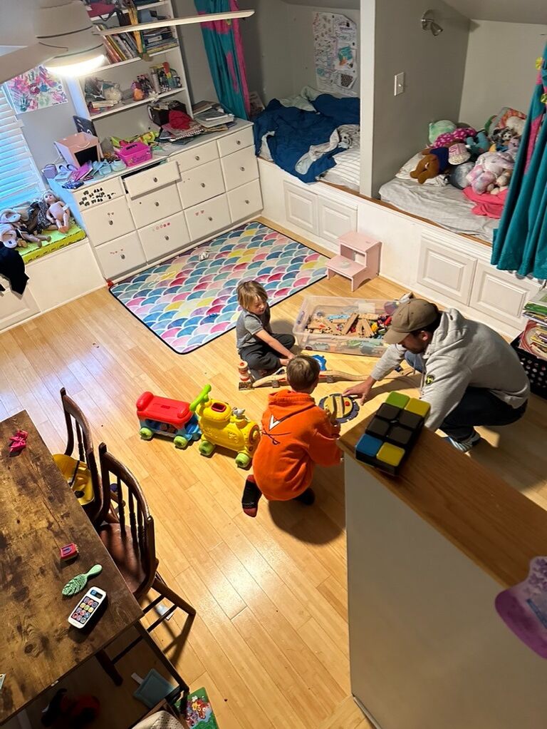 The Farthings encouraged Krysti to bring Lucas along to play with the kiddos! That's the day Krysti knew she might marry Lucas.