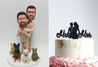 Same-sex cake topper