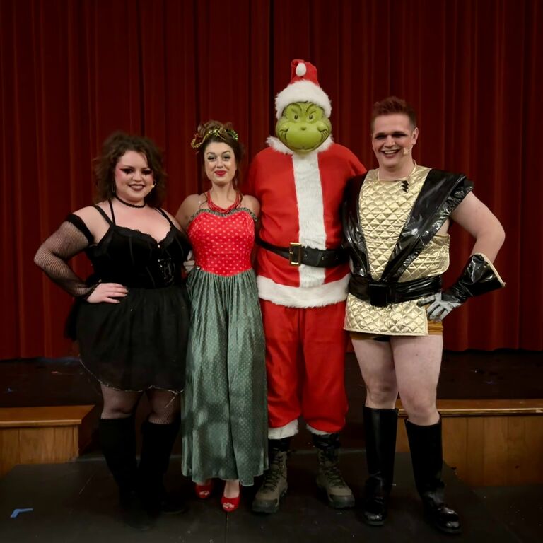 Halloween 2023 - our annual viewing of the Rocky Horror Picture Show.  In 2021, Jack won a costume contest - the award was tickets to the midnight showing of Rocky Horror on Halloween. If it was not for winning the tickets, Jack may have not been downtown the night he met Megan. 