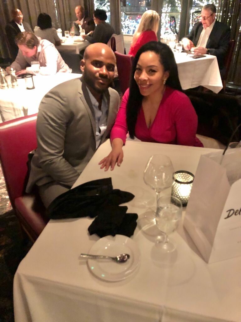 Our first Valentine's Day as a couple! What a nice night at Del Frisco's Steak House!