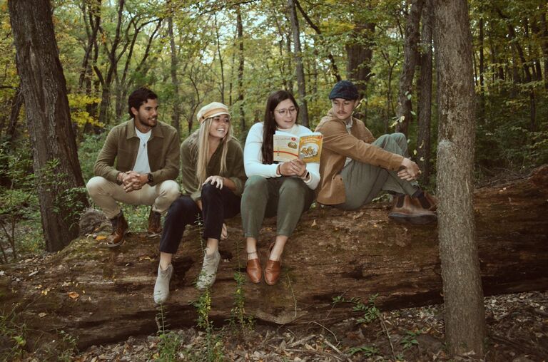 Team Photos (Frog&Toad themed) - Our teammates Matt and Aurelia are the true MVP's of our story. They became some of our best friends and were with us through the entire dating fast year