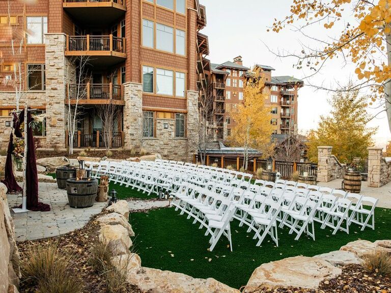 Wedding venue in Park City, Utah.