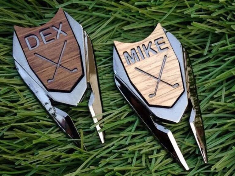 Personalized golf markers gift idea for best man
