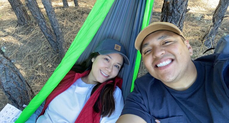 Camping in the cold and rain. Happens everytime now lol 