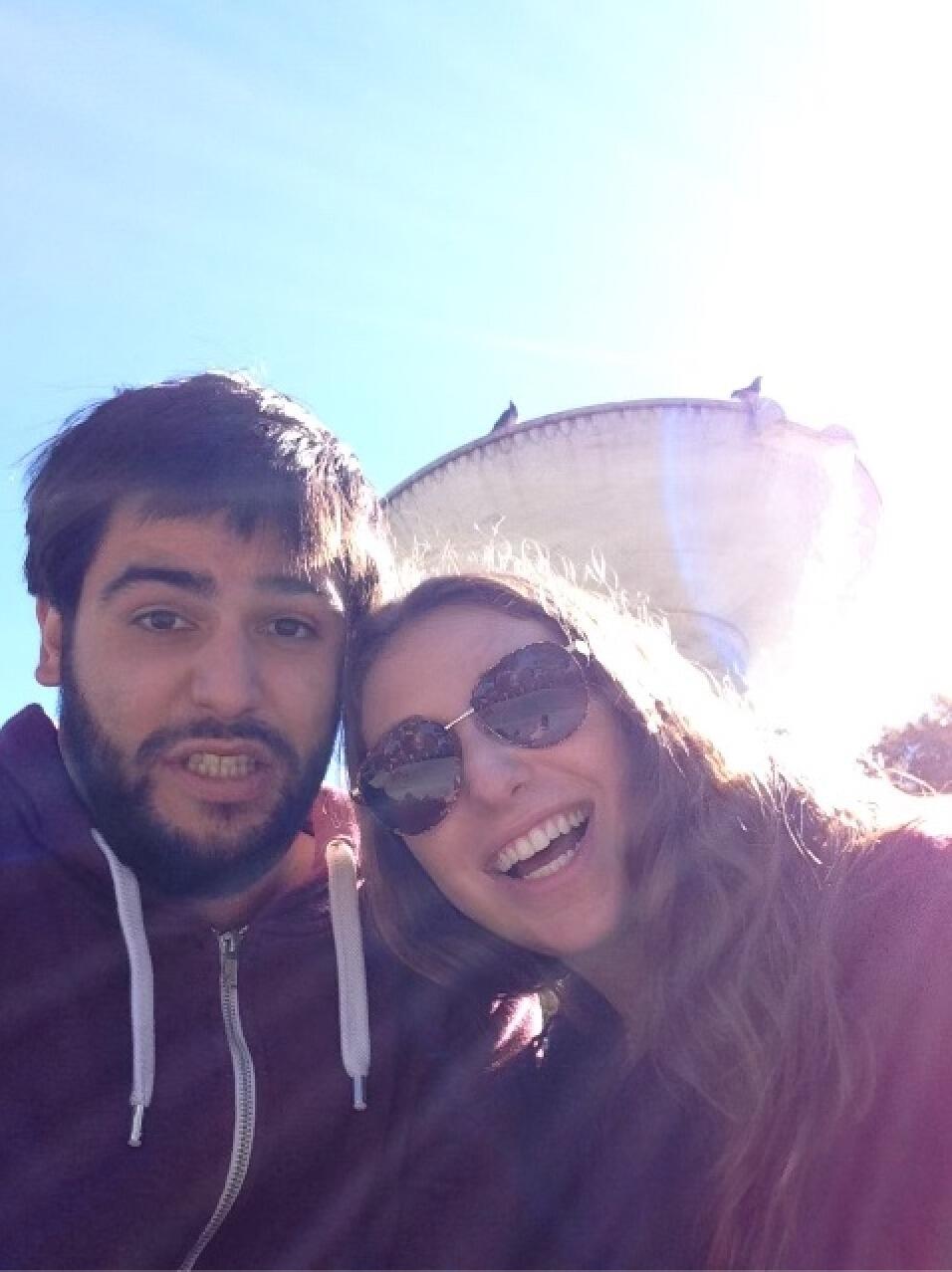 First date, first of many selfies and trips to the Dupont Circle Farmer's Market.