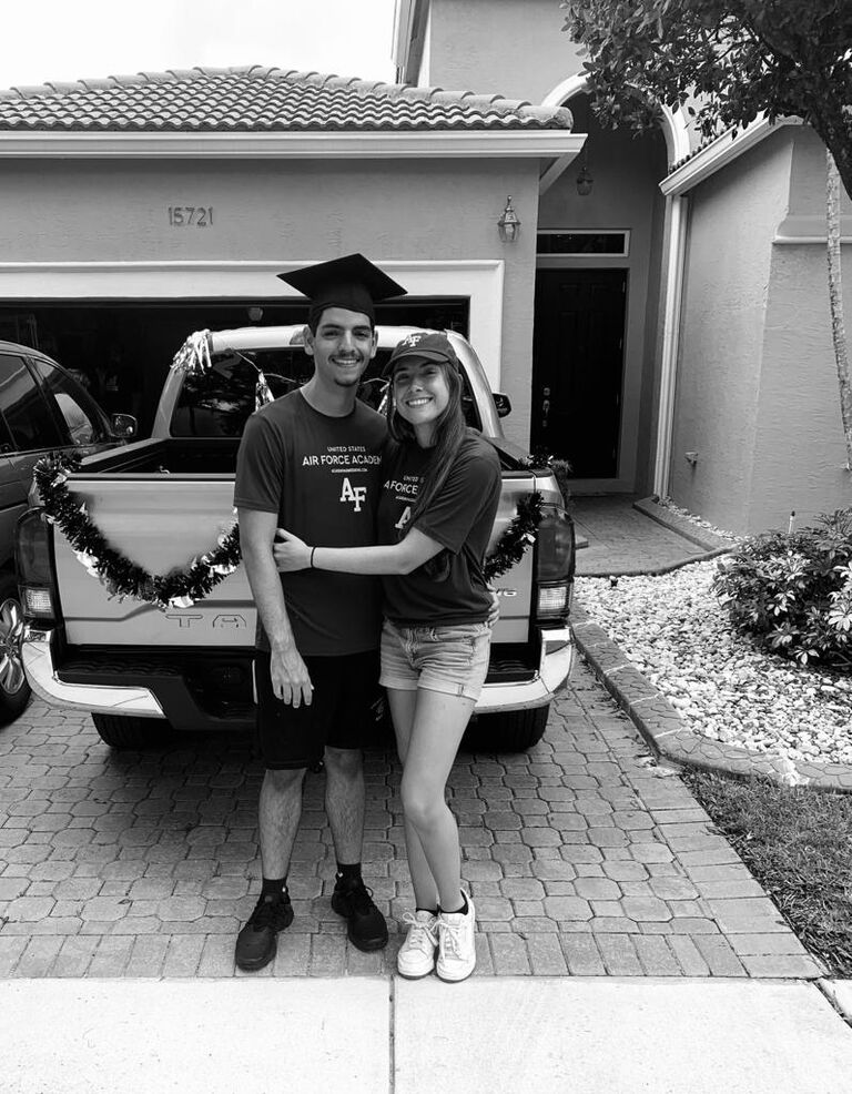 As Mark and Raquel were a couple of months in to dating all while going through  COVID, Mark got accepted to attend the Air Force Academy in Colorado Springs! 