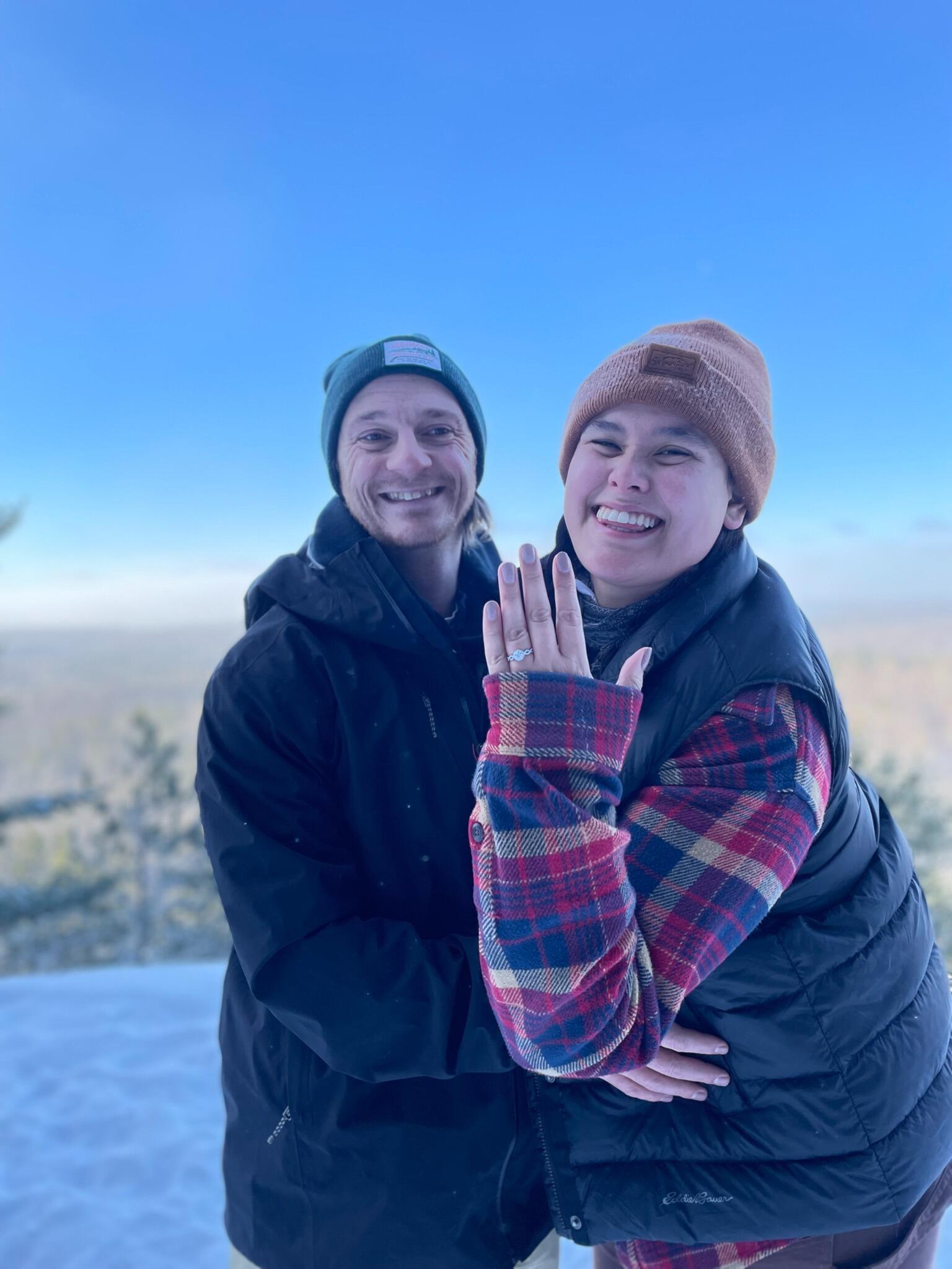 We got engaged! 