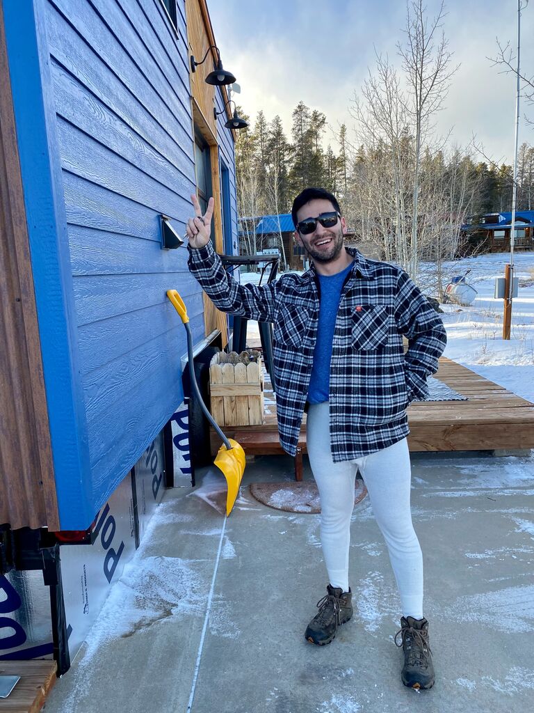 Nope! The great Seattle ice storm ruins any hopes and dreams of Christmas spent together but all is not lost, we still had our trip to Breckenridge planned!