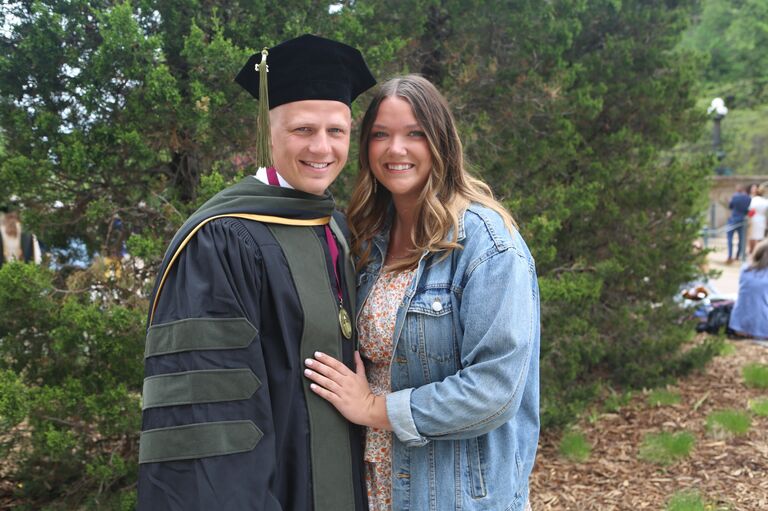 Noah graduated from Pharmacy School!