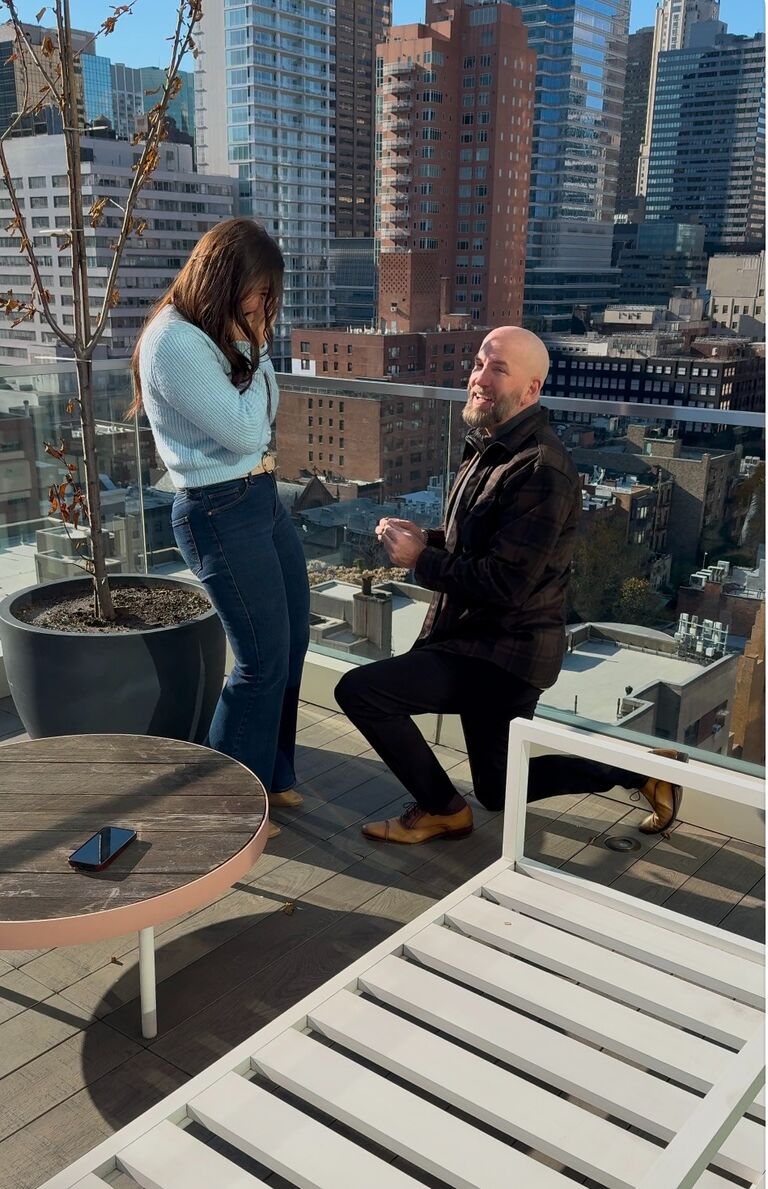 Engaged in New York City!