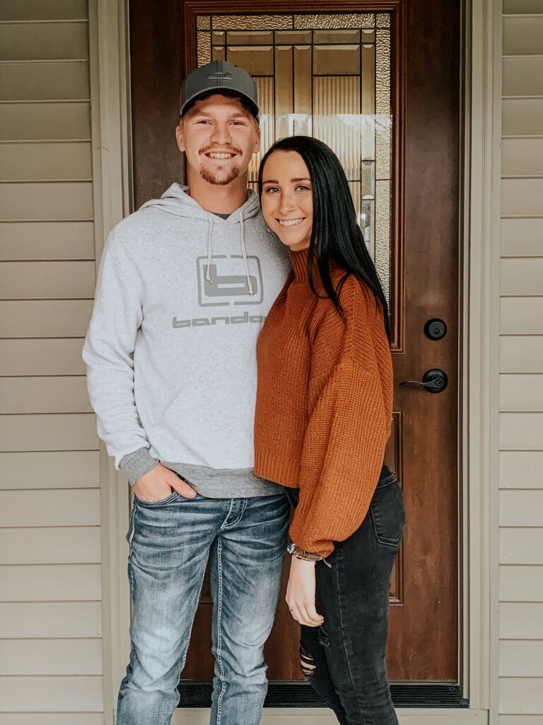 One of our first photos together; also the day Jacob met my family!