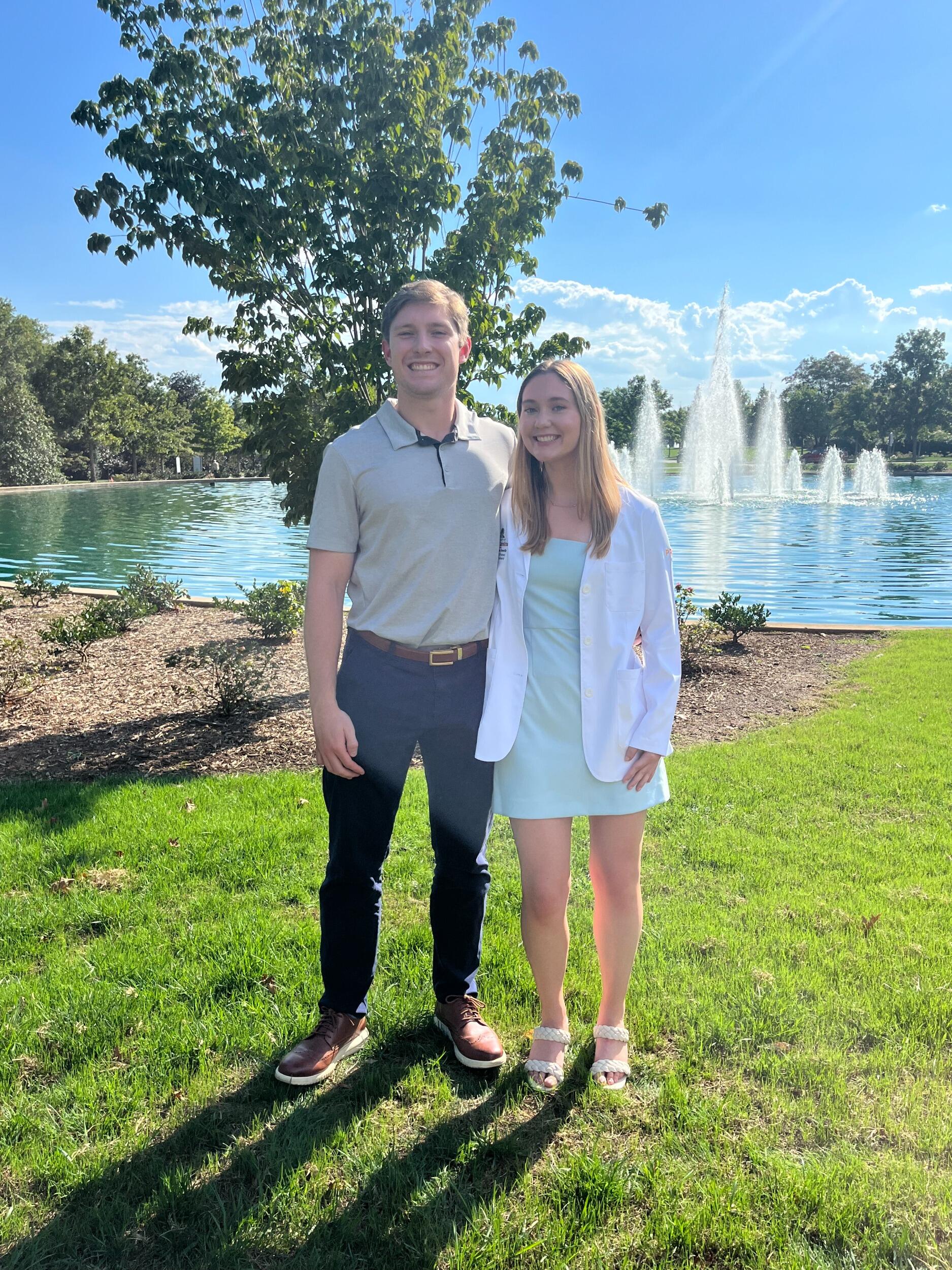 Celebrated white coat ceremony and the start of our next four years! 
