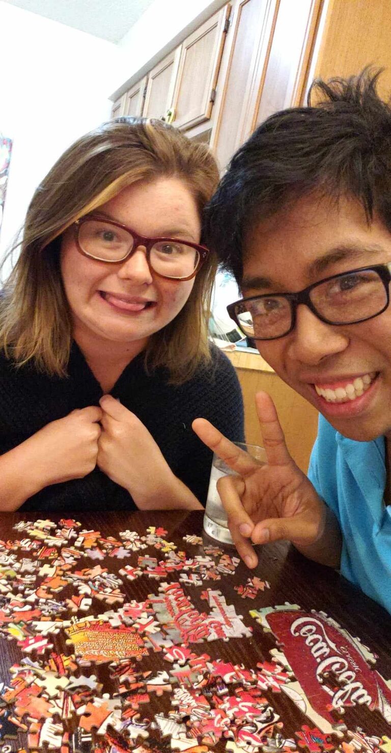 Our 2nd Jigsaw puzzle - Coca-Cola. 